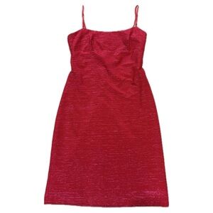 City Triangles Red Midi Dress